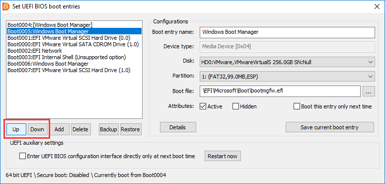 EFI Boot Editor 