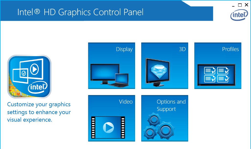 Pilote graphique Intel 