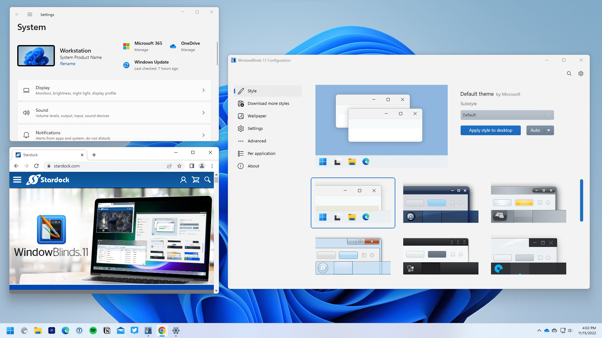 Stardock WindowBlinds