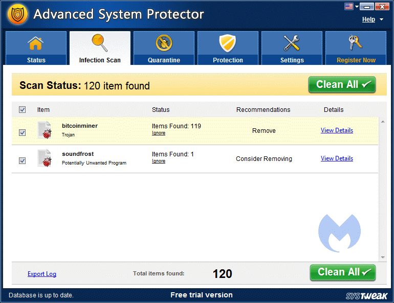 Protecteur de système avancé